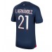 Paris Saint-Germain Lucas Hernandez #21 Hjemmedrakt 2023-24 Korte ermer